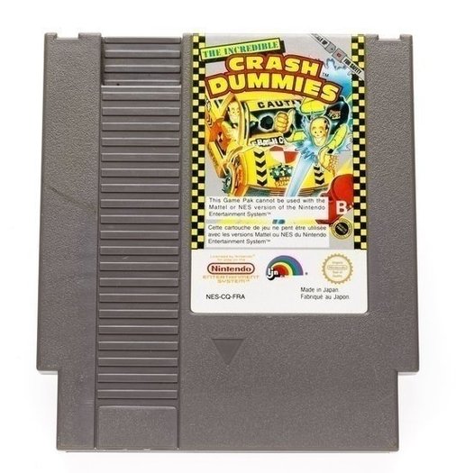 The Incredible Crash Dummies Nintendo NES Game