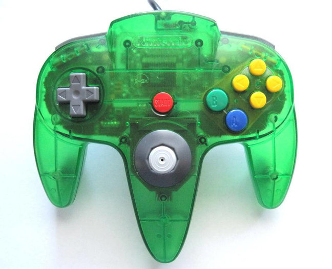 Jungle green n64 shop controller