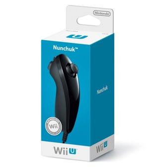Nintendo Wii U Nunchuck Black (Boxed)