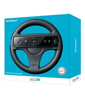 Nintendo Wii U Steering Wheel Black - BOXED