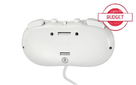Nintendo Wii Classic Controller White (back) - BUDGET