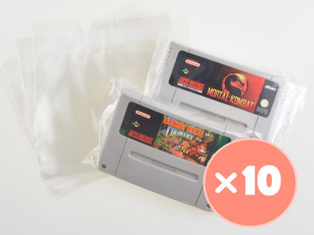 10x Super Nintendo Cart Bag