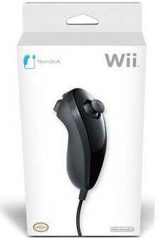 Wii discount nunchuk black