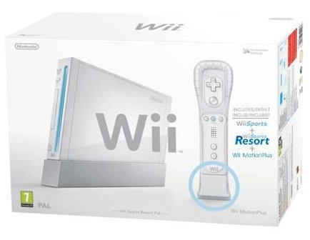 Wii sports + Wii Sports Resort Pack - White [Complete]