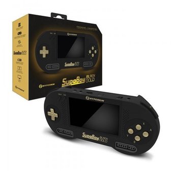 SupaBoy Portable SNES Console - Black Gold Edition