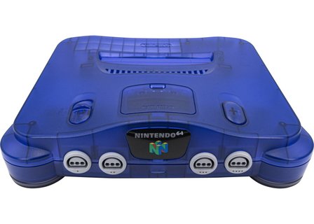 Nintendo 64 Clear Purple Console