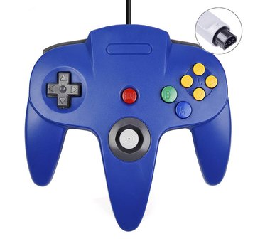 Nieuwe Nintendo 64 Controller Blue