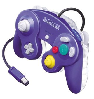 Originele Nintendo Gamecube [NGC] Controller Purple Transparant