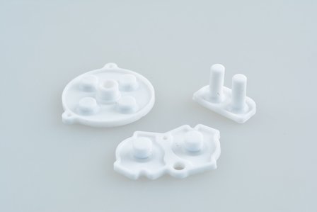 Gameboy Advance Rubber Pads - White