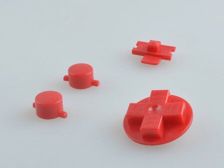 Gameboy Classic Button Set - Red