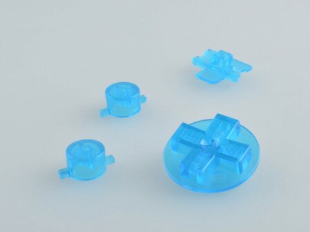 Gameboy Classic Button Set - Crystal Blue