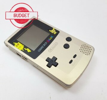 Gameboy Color Limited Pikachu Gold Edition - Budget