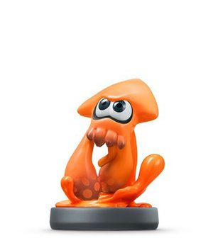 Nintendo Amiibo Splatoon Inkling Squid Orange