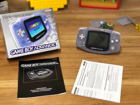 Gameboy Advance Transparent Grey (Complete)