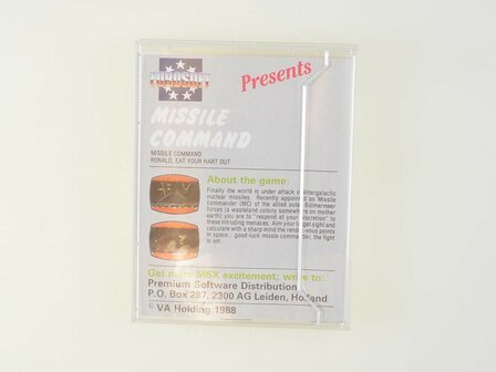 Toshiba MSX - Missile Command