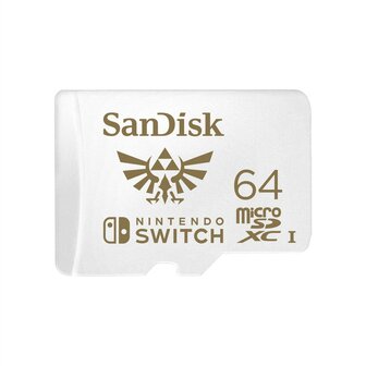 SanDisk MicroSDXC 64GB - Legend of Zelda + microSD Adapter