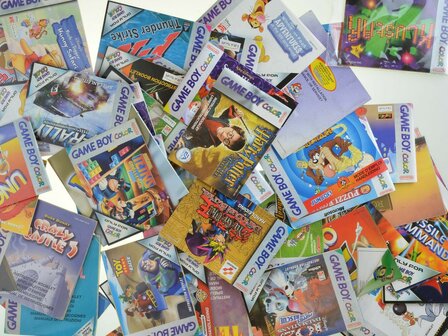 50+ Gameboy Color Manuals - Setje 1
