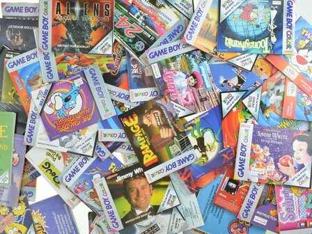 50+ Gameboy Color Manuals - Setje 2