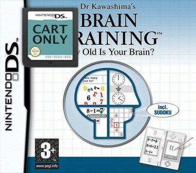 Dr Kawashima&#039;s Brain Training - How Old Is Your Brain - Cart Only