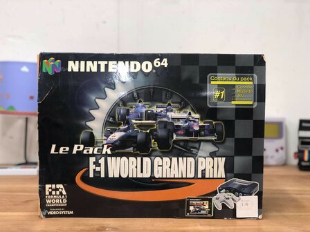 Nintendo 64 Console [Complete] F1- World Grand Prix Edition
