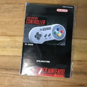 Originele Super Nintendo Controller (German) [Complete]
