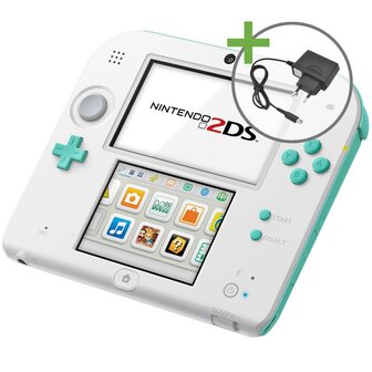 Nintendo 2DS White/Green (Sea Green)