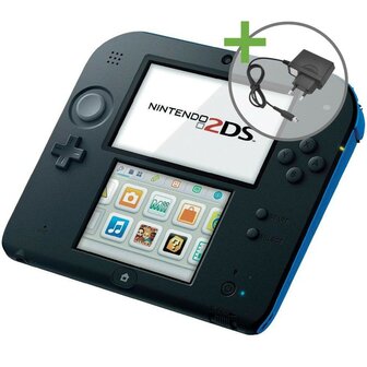 Nintendo&nbsp;2DS&nbsp;Black/Blue (Electric Blue) -Super Mario Bros 2 Edition [Complete]