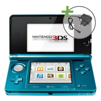 Nintendo 3DS - Aqua Blue [Complete]