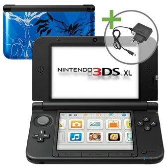 Nintendo 3DS XL - Pokemon X and Y-Xerneas and Yveltal Blue Edition