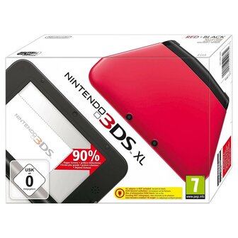 Nintendo 3DS XL - Red/Black [Complete]