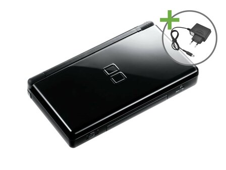 Nintendo DS Lite - Black (Cobalt) [Complete]