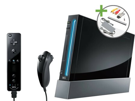 Nintendo Wii Starter Pack - Motion Plus Edition (Black)