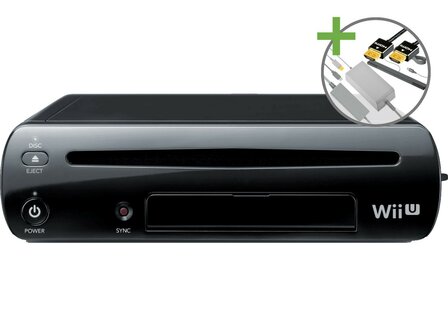 Nintendo Wii-U Starter Pack - Console Only Edition (Black)