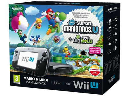 Nintendo Wii U Starter Pack - New Super Mario Bros. U + New Super Luigi U Edition&nbsp;[Complete]