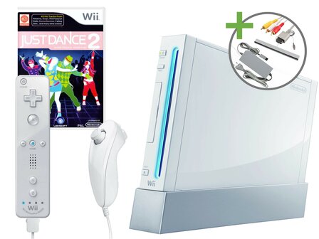 Nintendo Wii Console - Just Dance 2 Pack [Complete]