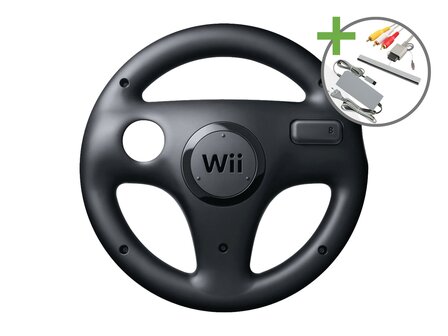 Nintendo Wii Starter Pack - Mario Kart Motion Plus Black Edition&nbsp;[Complete]