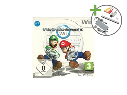 Nintendo Wii Console Mini Red Mario Kart Edition [Complete]