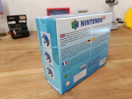 Originele Nintendo 64 Controller Aqua Blue [Complete]