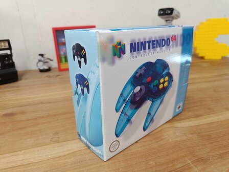 Originele Nintendo 64 Controller Aqua Blue [Complete]
