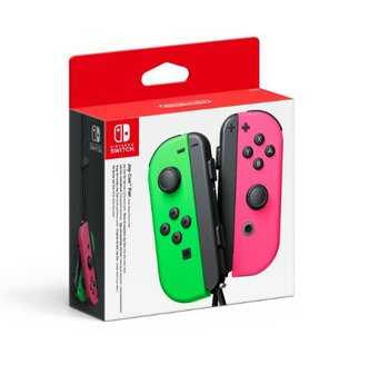 Nintendo Switch Joy-Con Controllers -Groen/Roze [Complete]