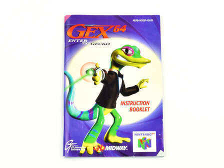 Gex 64 Enter the Gecko - Manual