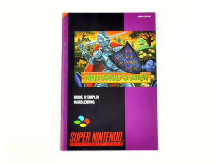 Super Ghouls &#039;N Ghosts - Manual