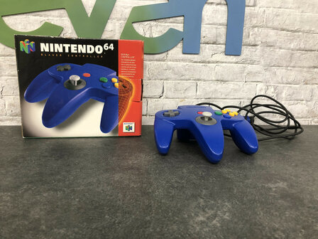 Originele Nintendo 64 Controller Blue [Complete]