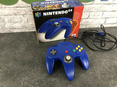 Originele Nintendo 64 Controller Blue [Complete]