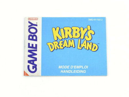 Kirby&#039;s Dreamland - Manual