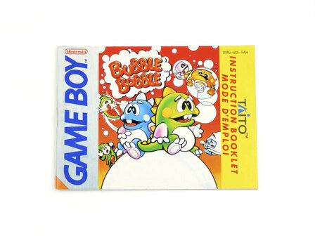 Bubble Bobble - Manual