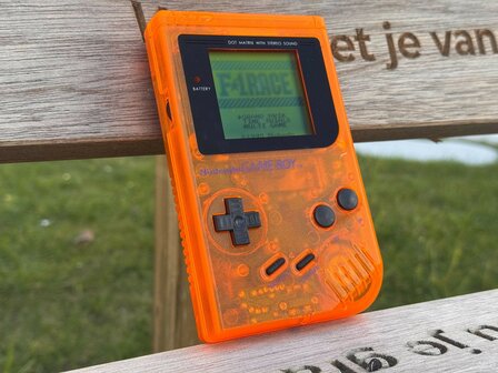 Gameboy Classic Crystal Orange