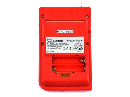 Gameboy Pocket Red