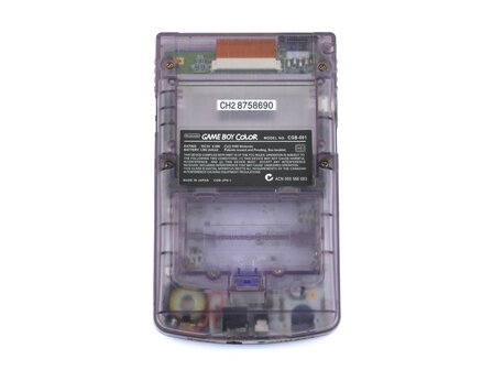 Gameboy Color Transparent Purple