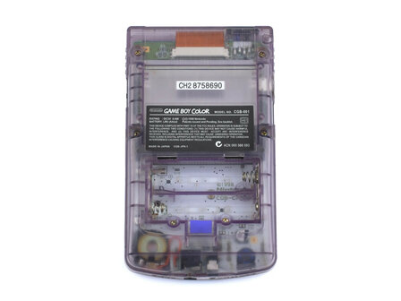 Gameboy Color Transparent Purple